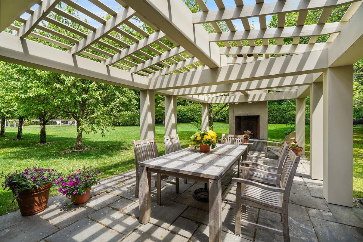 Backyard, Exterior, Fireplace