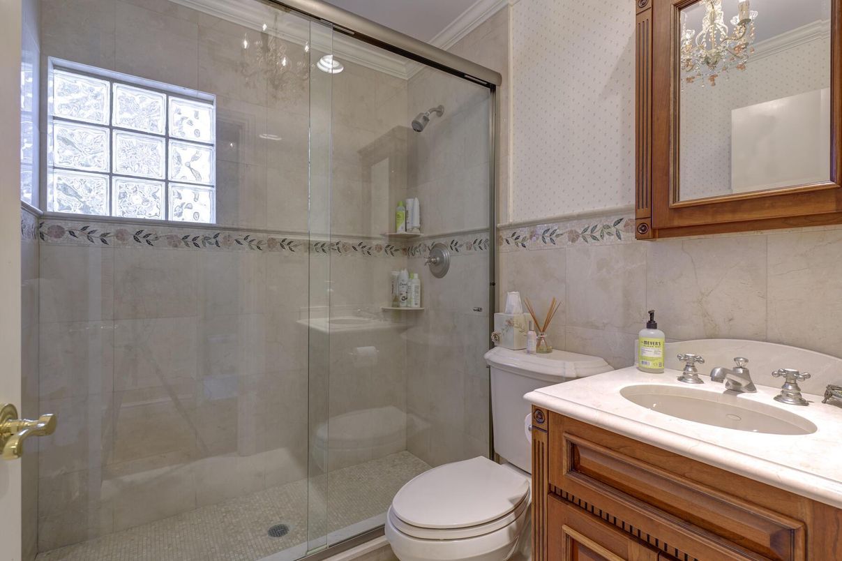 Bathroom, Glass Shower, Interior