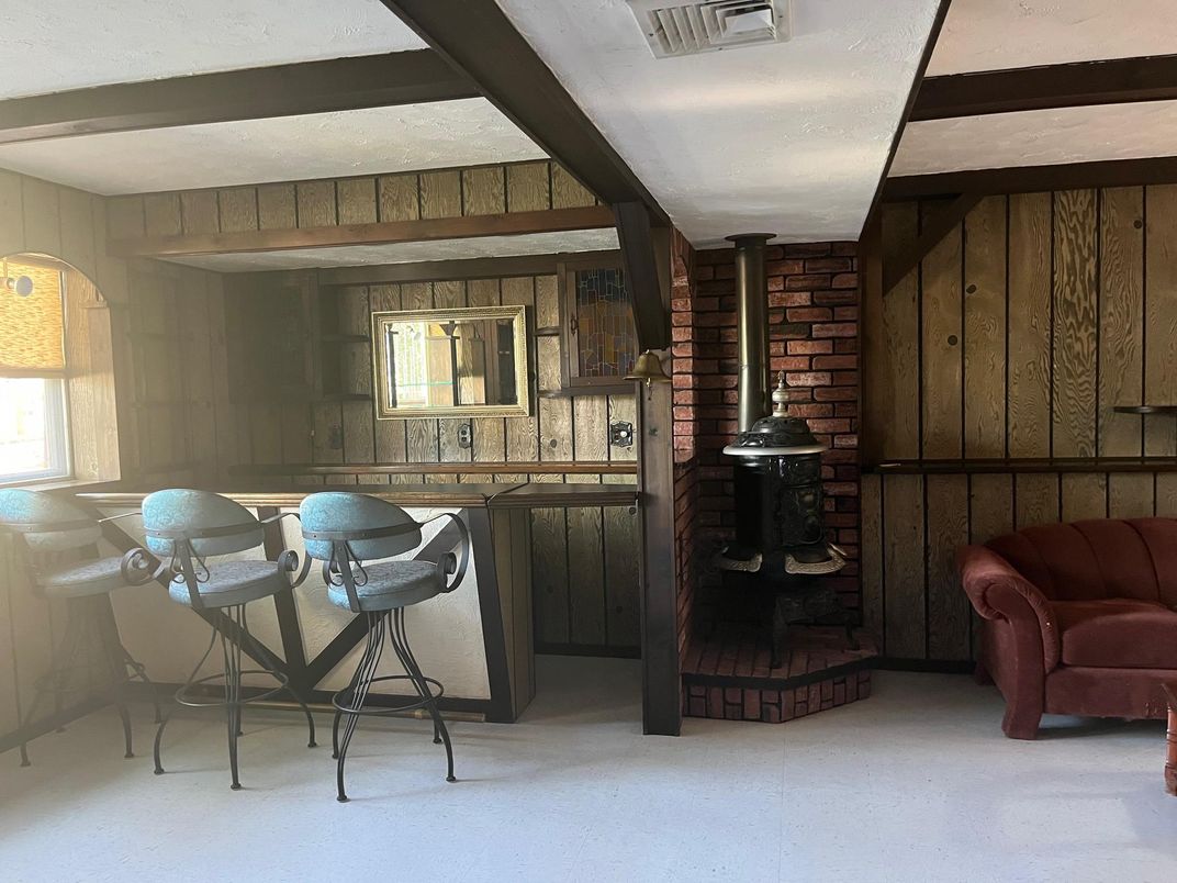 Interior, Stone Walls, Wooden Walls