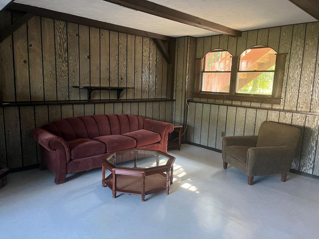Interior, Living room, Wooden Walls