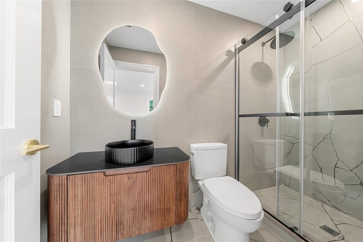 Bathroom, Glass Shower, Interior