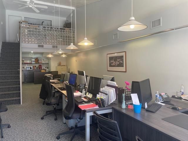 Home Office, Interior, Pendant Lights