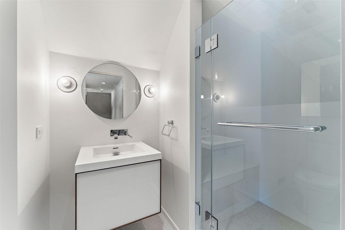 Bathroom, Glass Shower, Interior