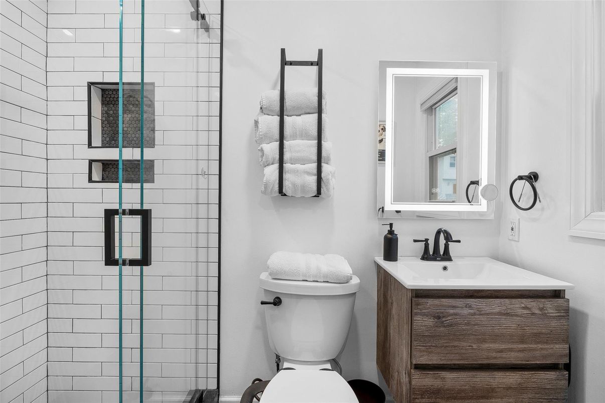Bathroom, Glass Shower, Interior