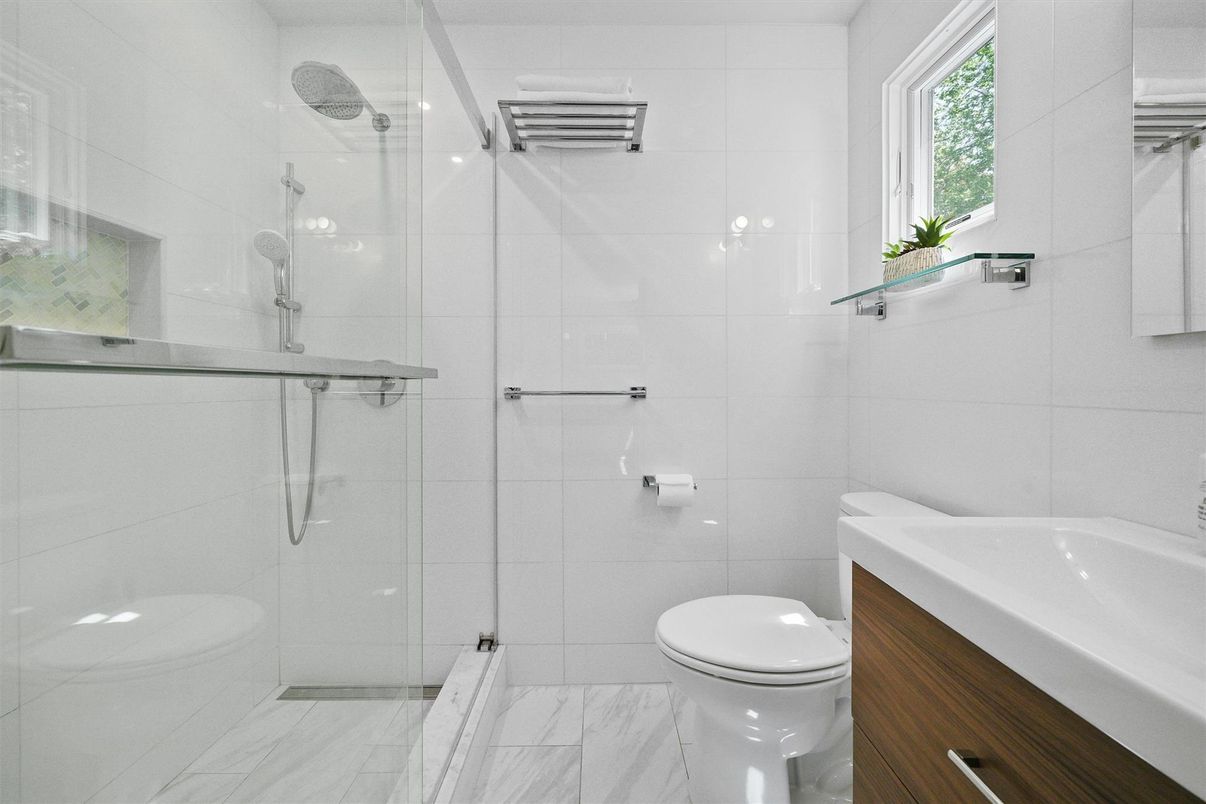 Bathroom, Glass Shower, Interior, Marble