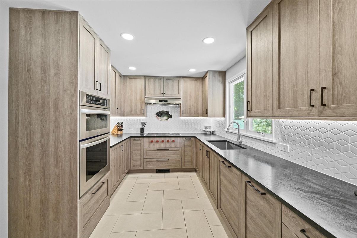 Interior, Kitchen, Recessed Lighting, Stainless Steel Appliances