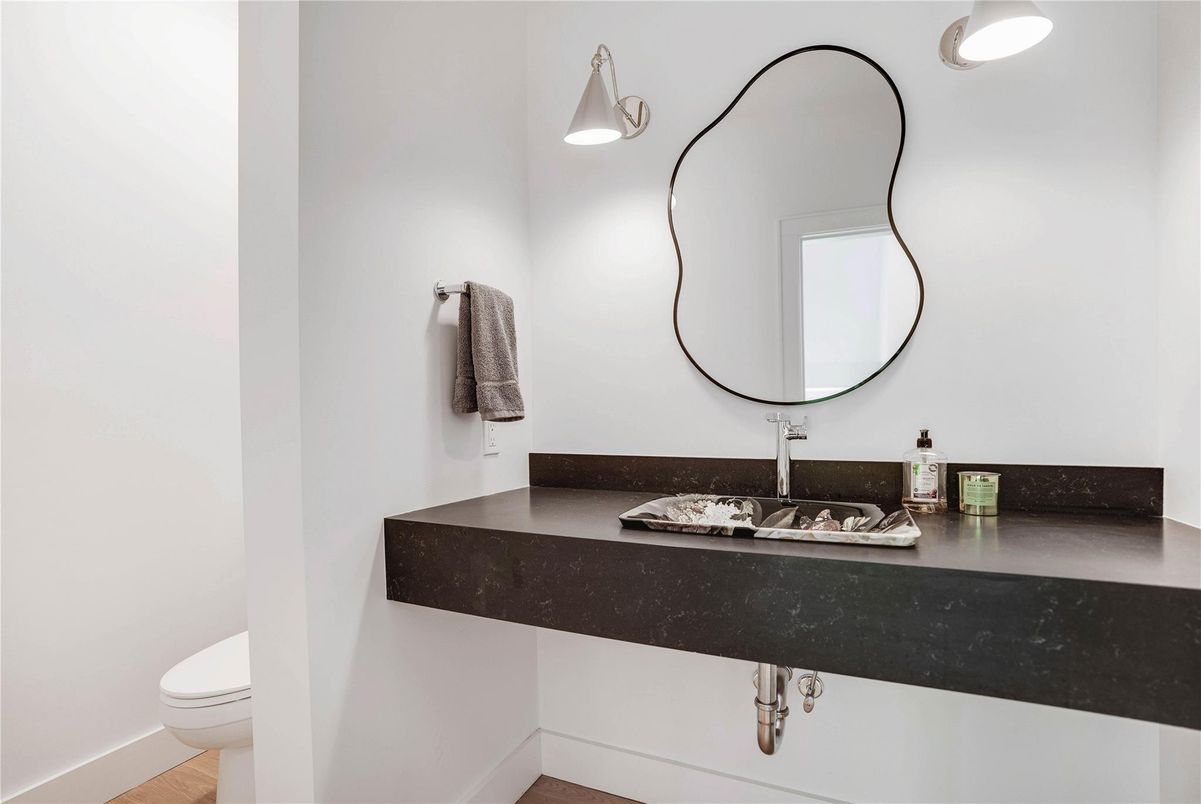 Bathroom, Interior, Wood Texture Flooring