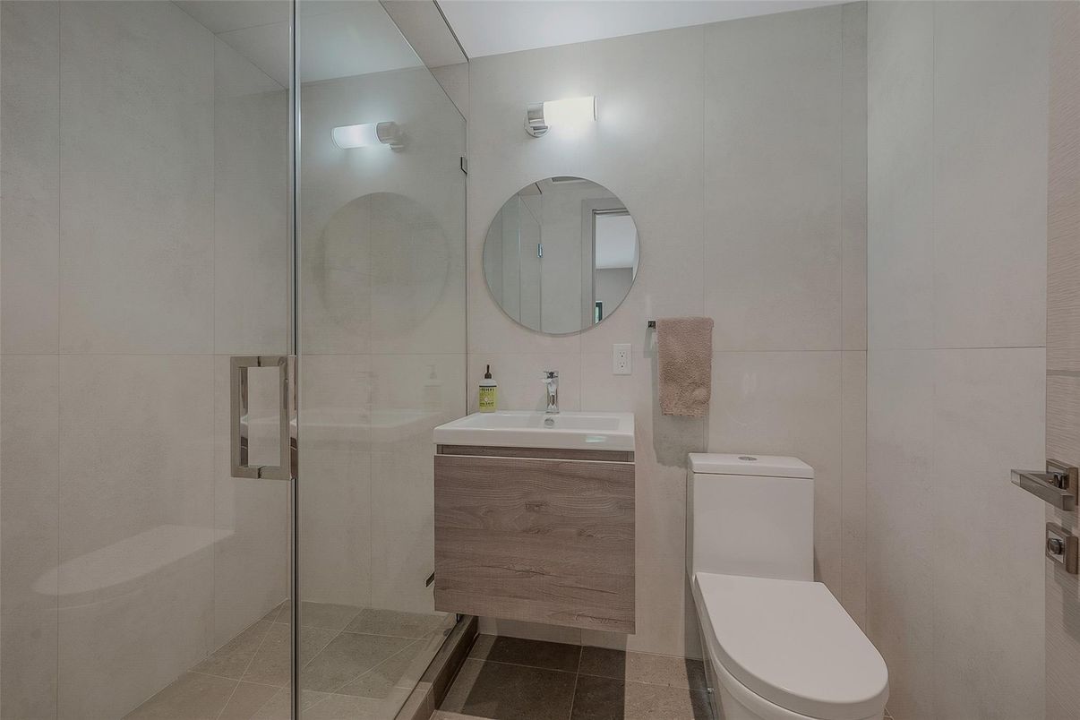 Bathroom, Glass Shower, Interior