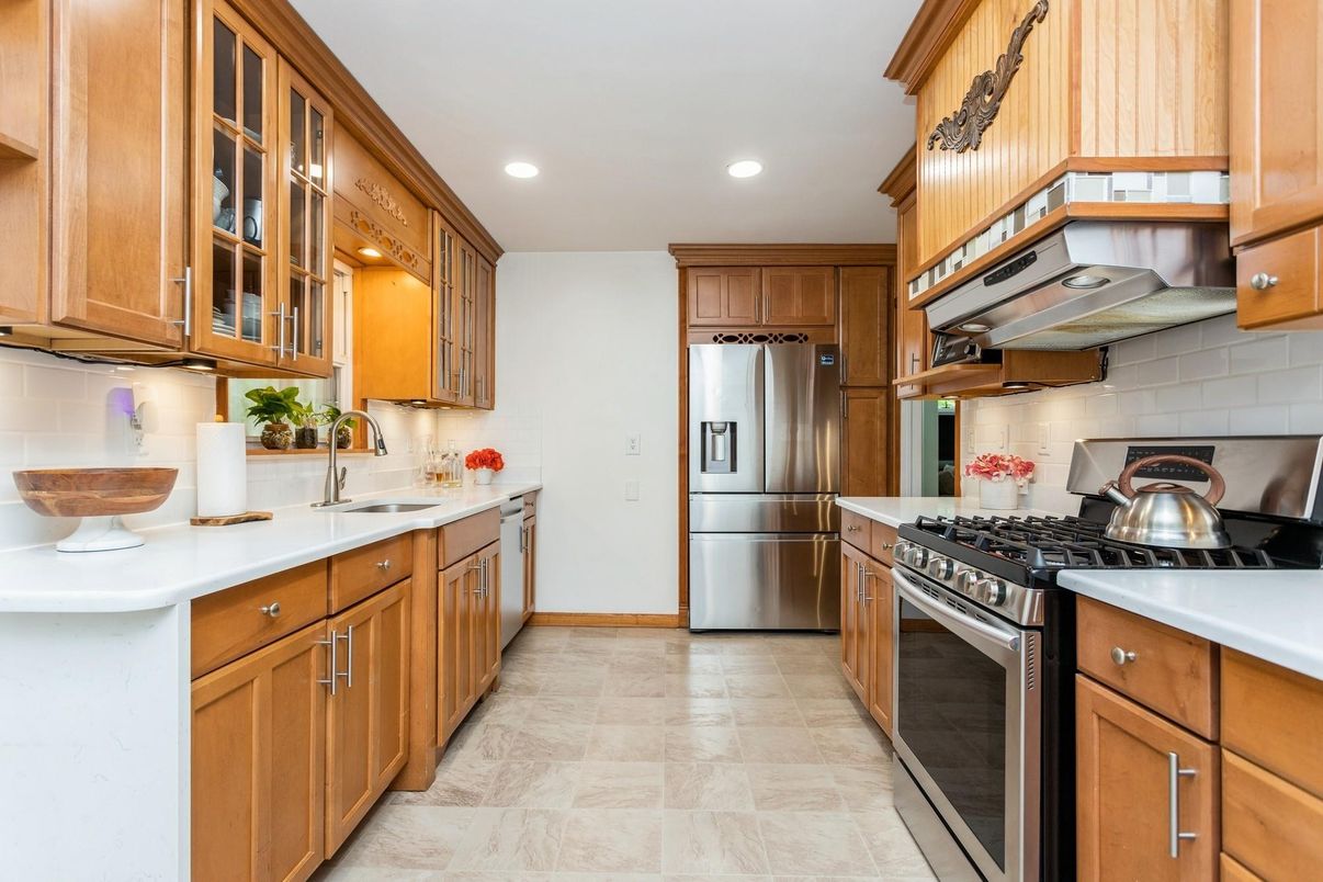 Interior, Kitchen, Recessed Lighting, Stainless Steel Appliances