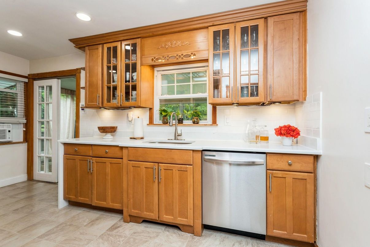 Interior, Kitchen, Recessed Lighting, Stainless Steel Appliances