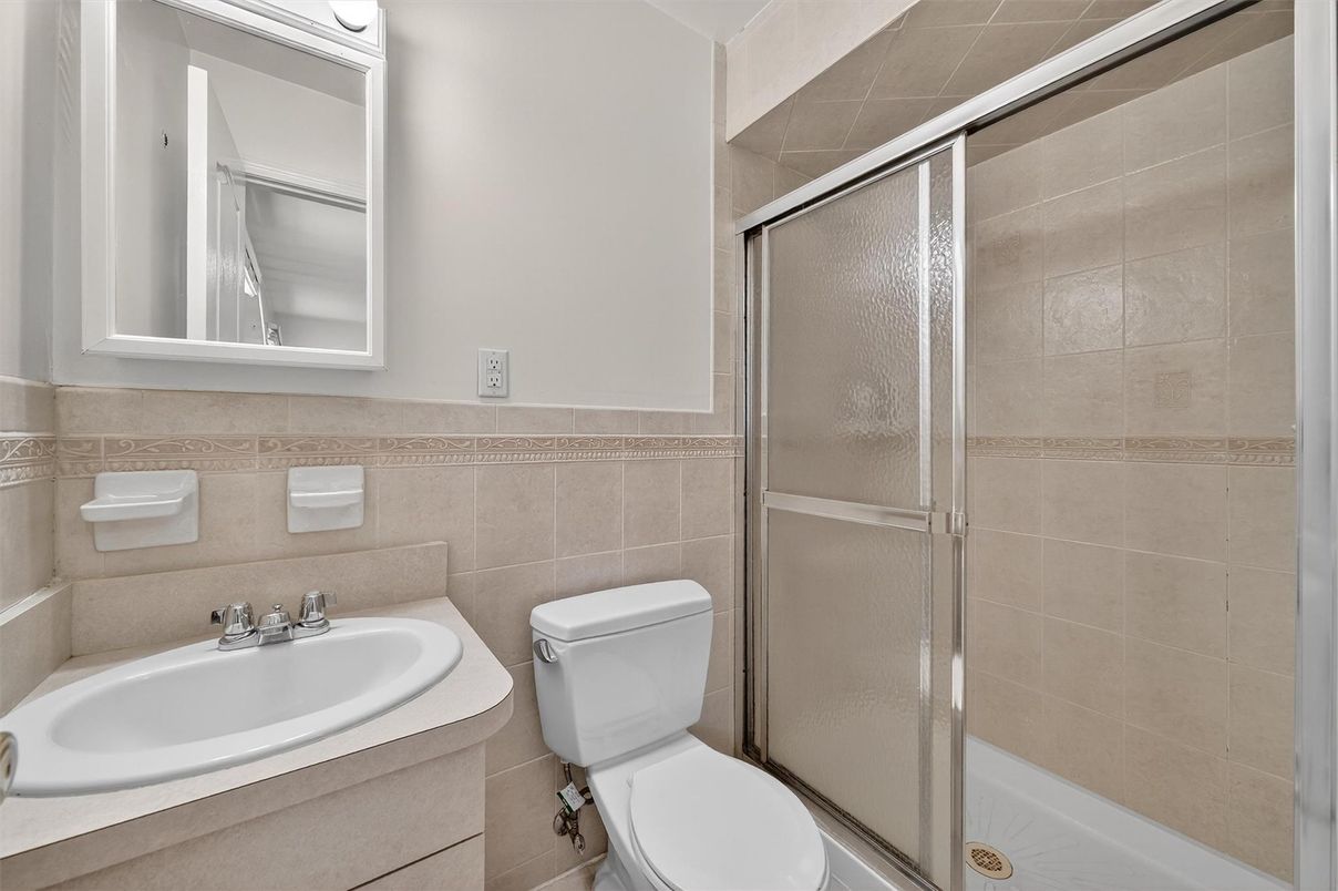 Bathroom, Glass Shower, Interior