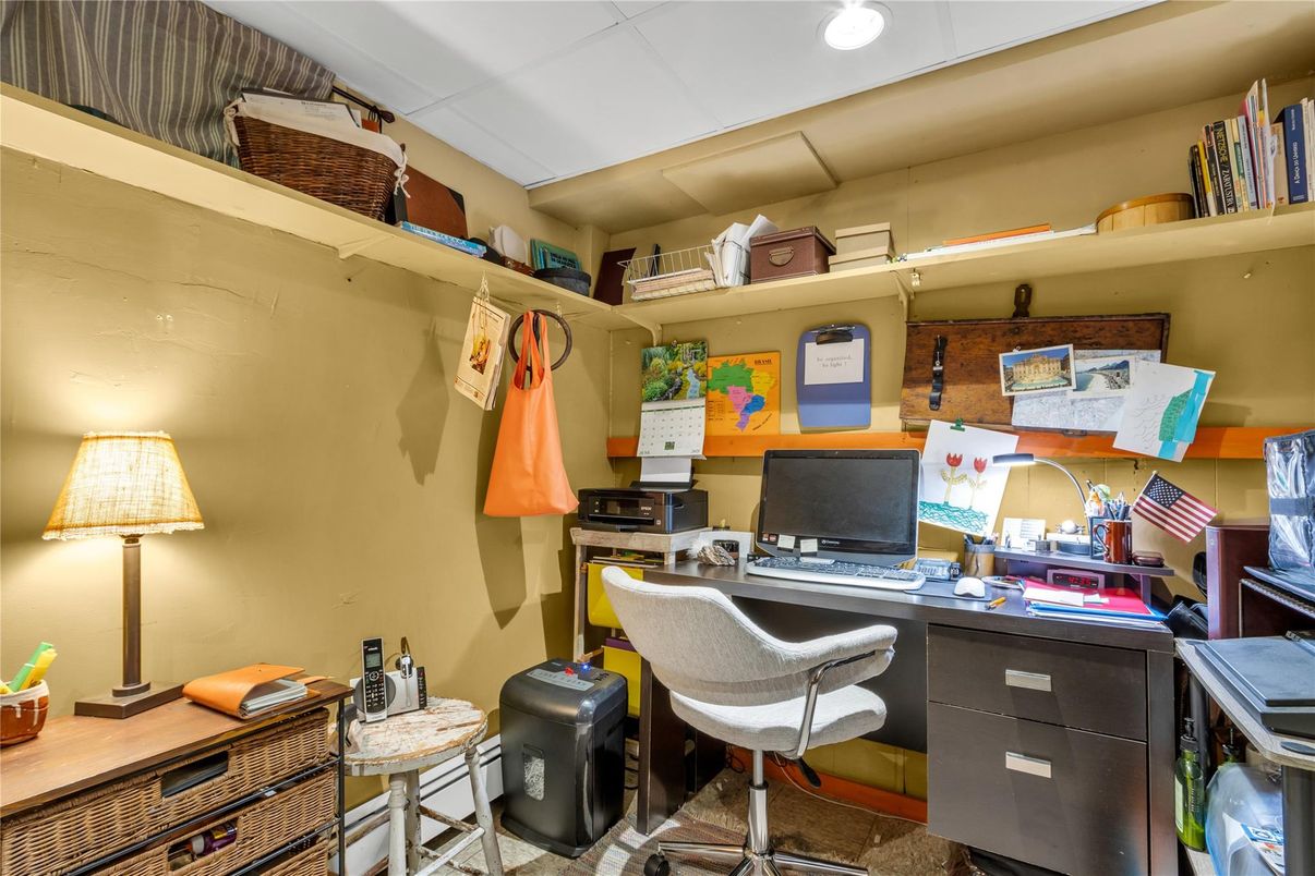 Home Office, Interior, Recessed Lighting