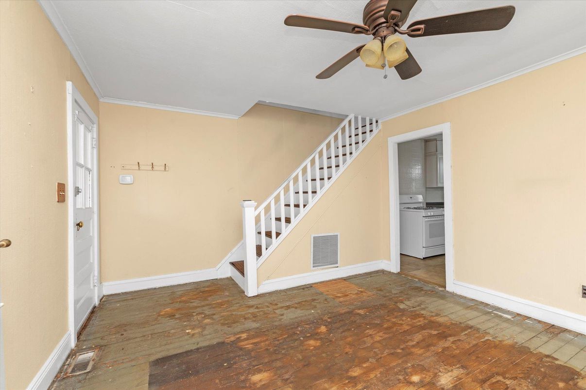 Empty room, Interior, Wood Texture Flooring