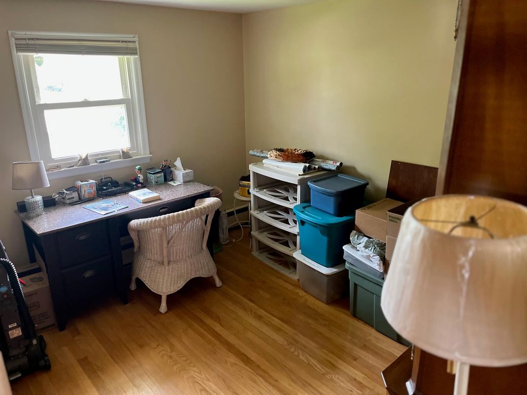 Home Office, Interior, Wood Texture Flooring