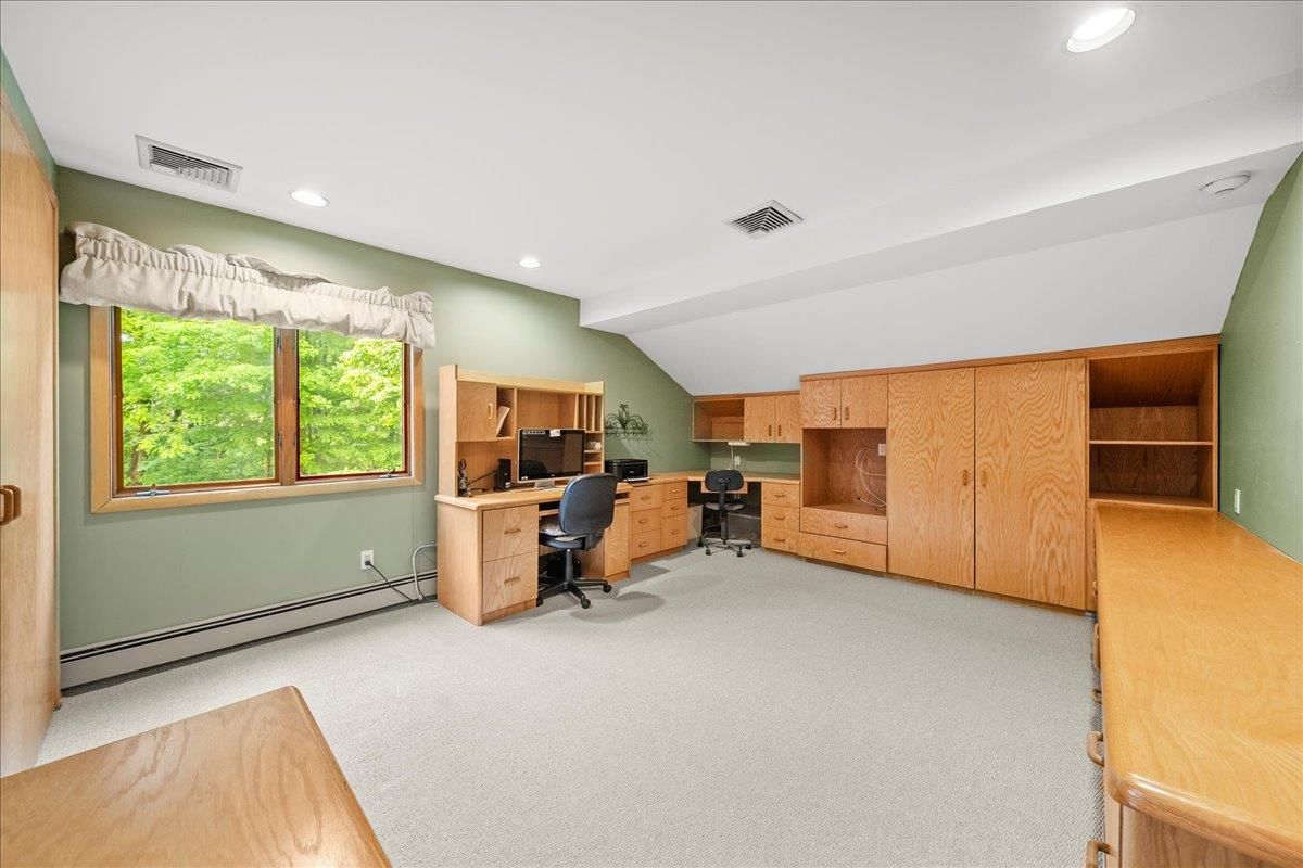 Home Office, Interior, Recessed Lighting