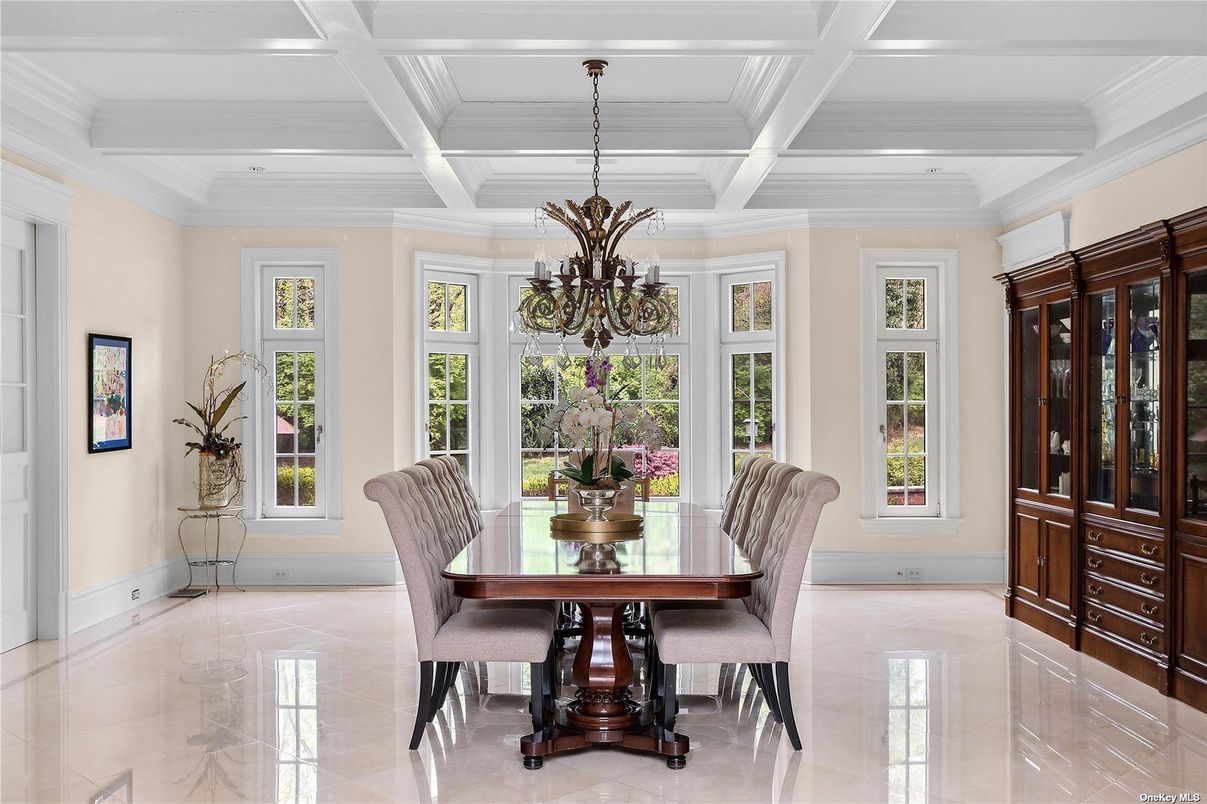Chandelier, Dining room, Interior