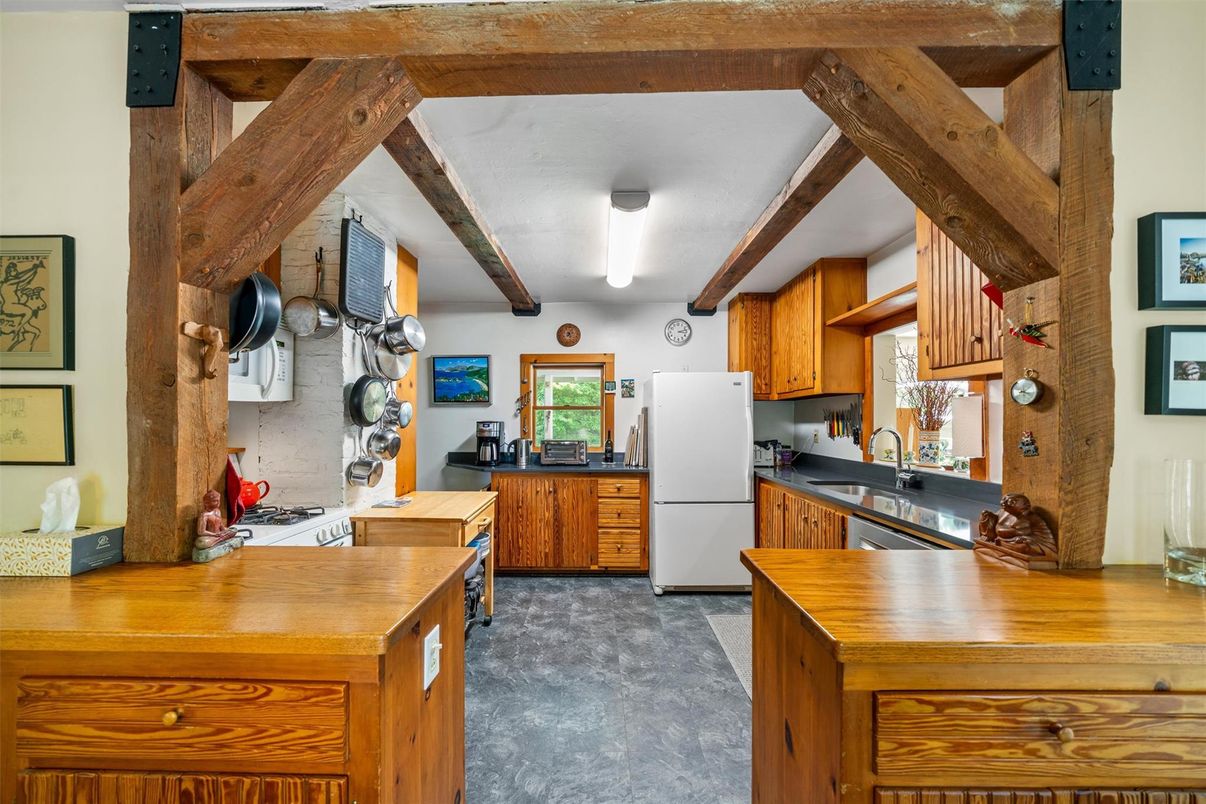 Interior, Kitchen, Wooden Beams