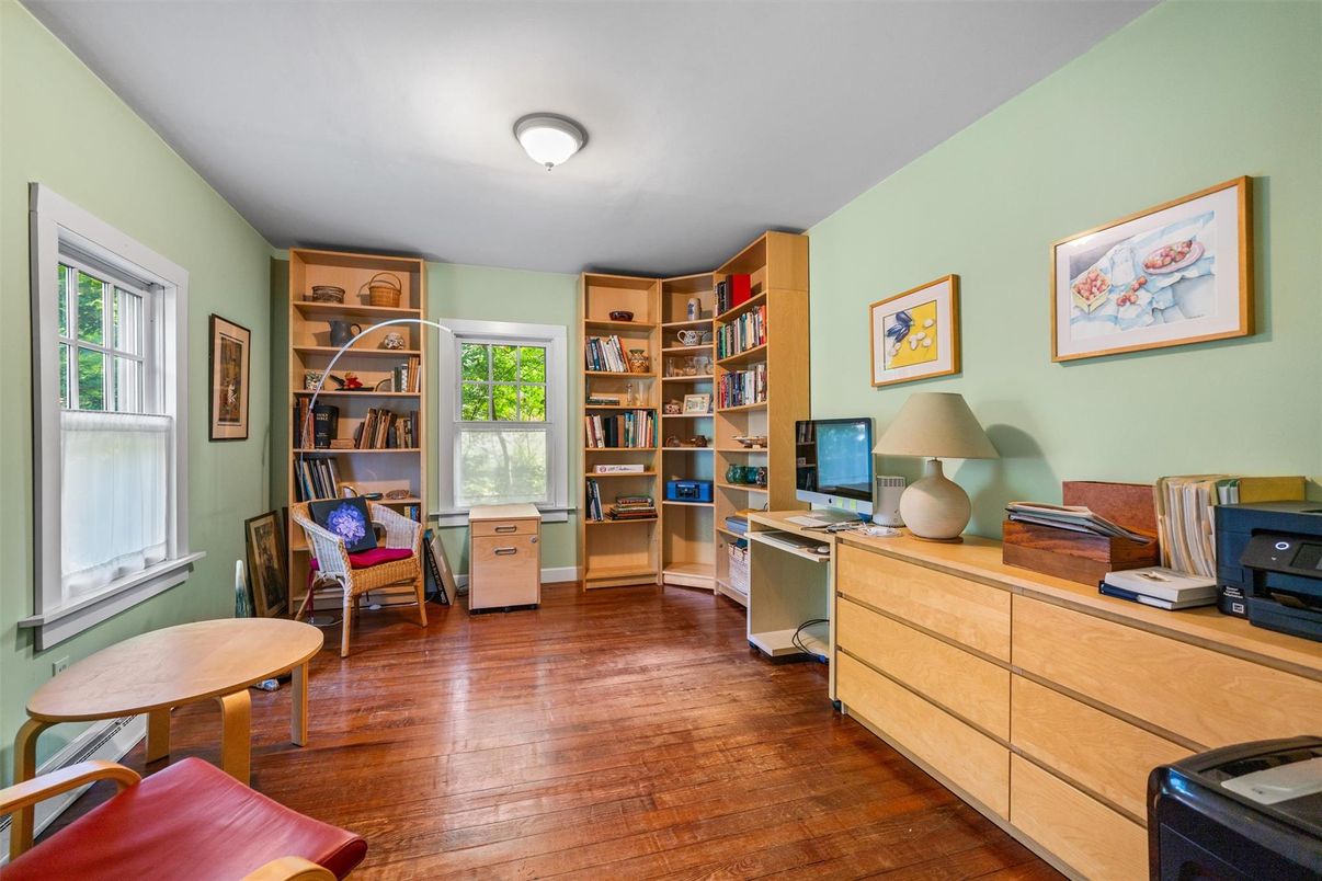 Home Office, Interior, Wood Texture Flooring