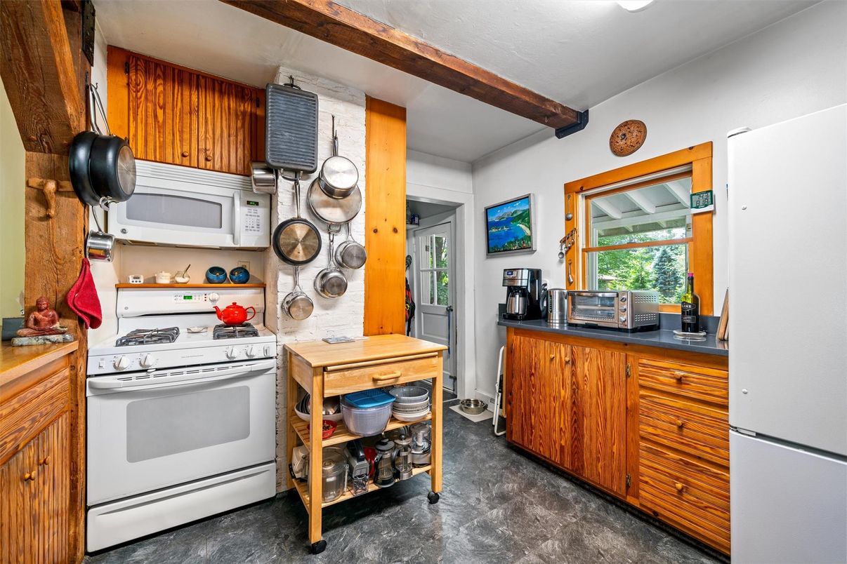 Interior, Kitchen, Wooden Beams