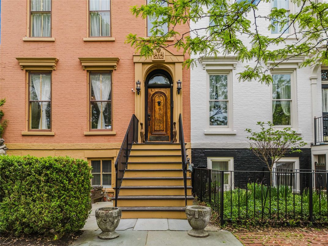 Exterior, Facade, Brick Facade, Brownstone