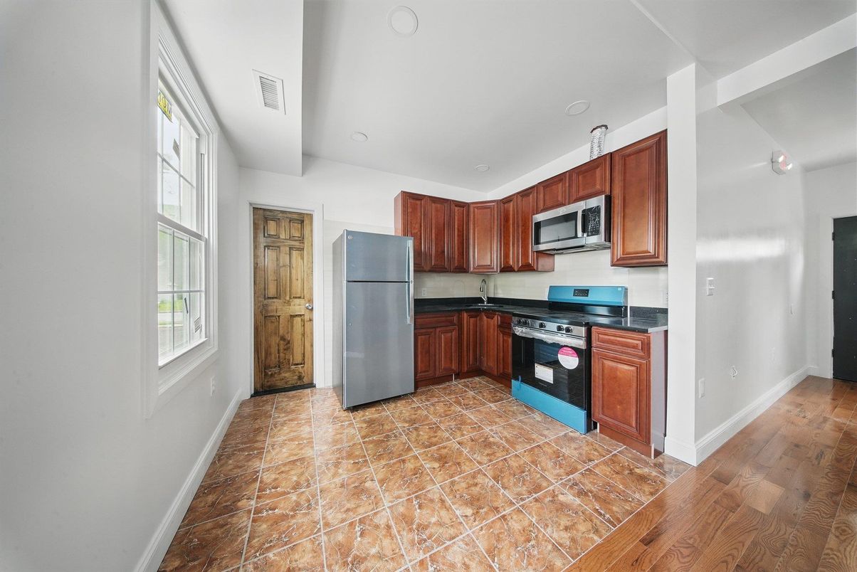 Interior, Kitchen, Wood Texture Flooring