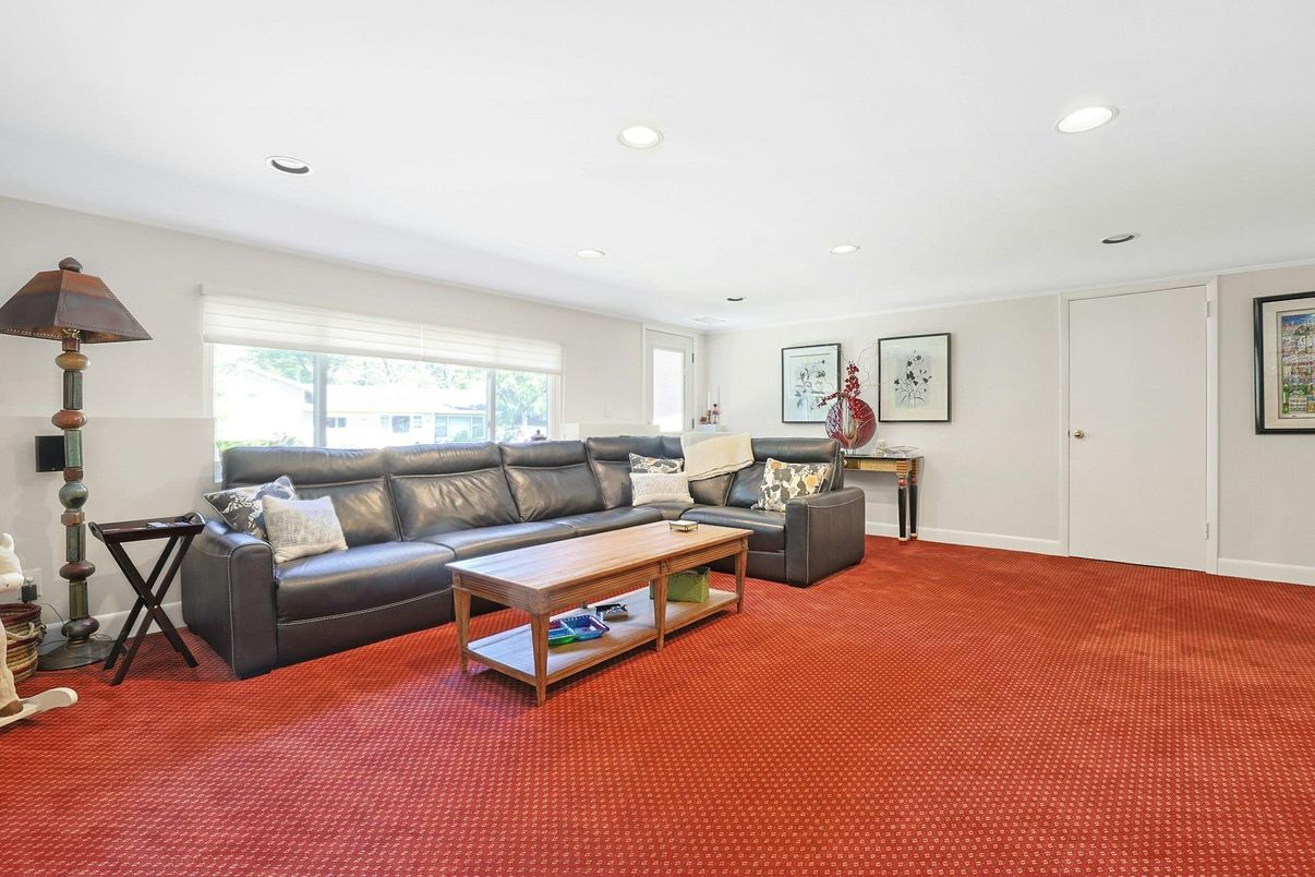 Interior, Living room, Recessed Lighting