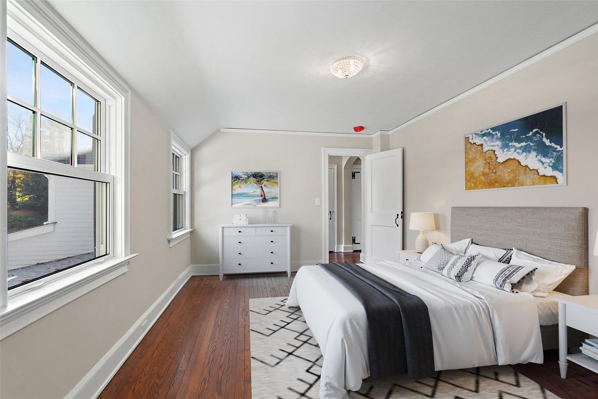 Bedroom, Interior, Wood Texture Flooring