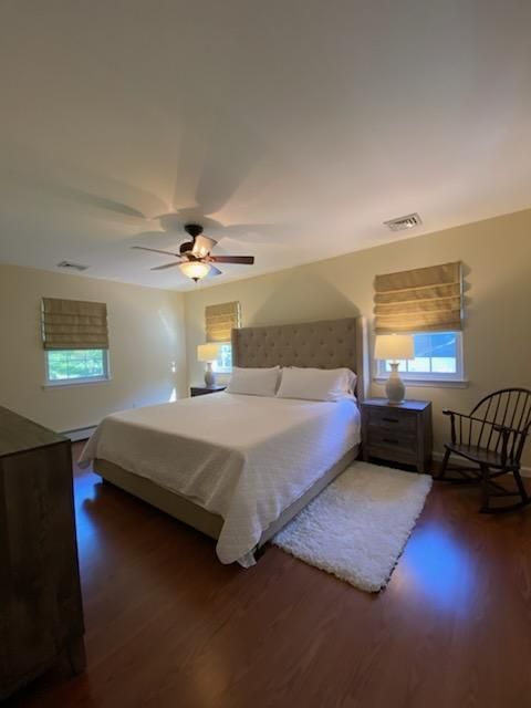 Bedroom, Interior, Wood Texture Flooring