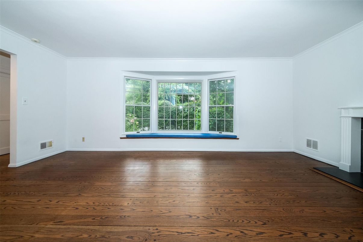 Empty room, Fireplace, Interior, Wood Texture Flooring