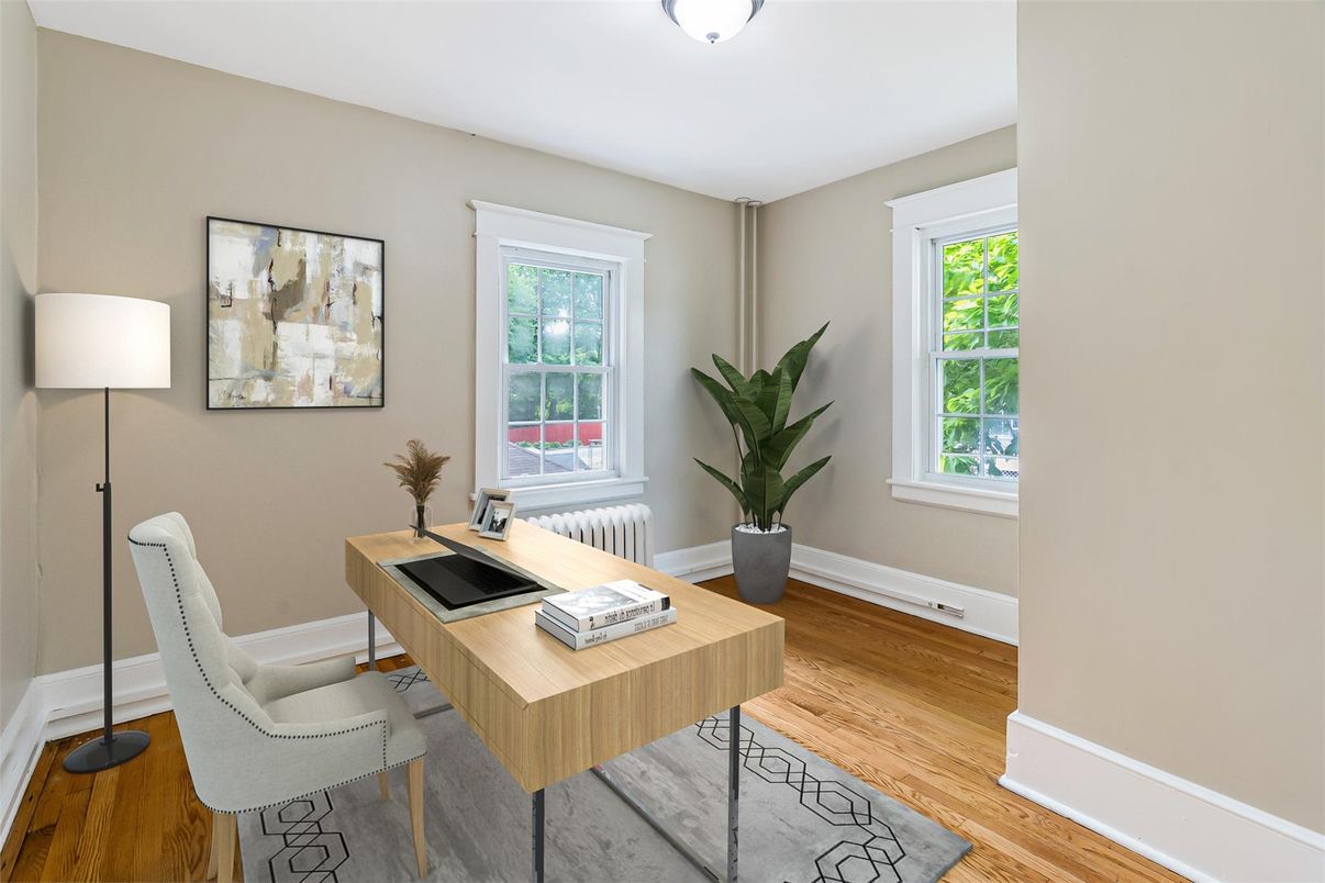 Home Office, Interior, Wood Texture Flooring
