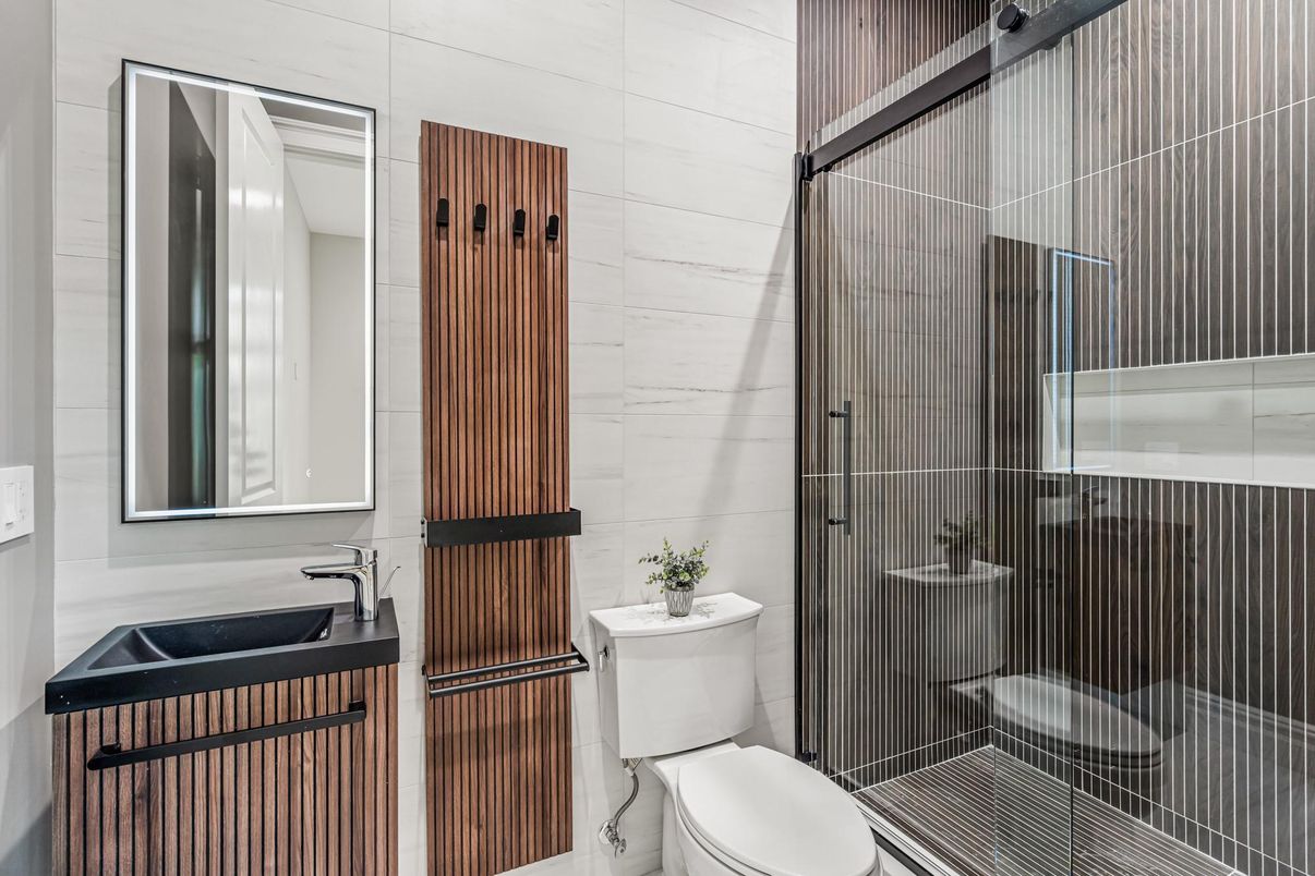 Bathroom, Glass Shower, Interior