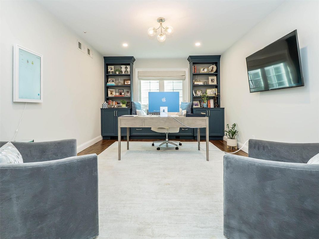 Home Office, Interior, Recessed Lighting