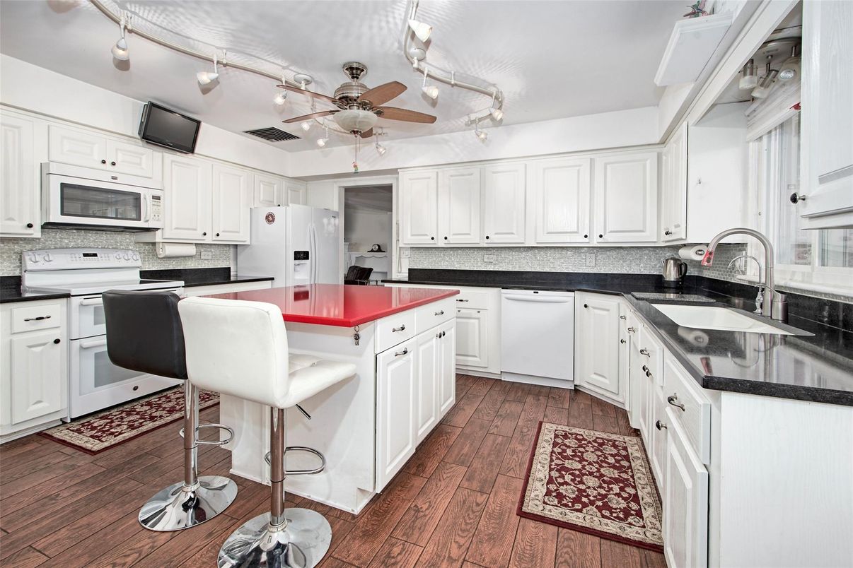 Interior, Kitchen, Wood Texture Flooring