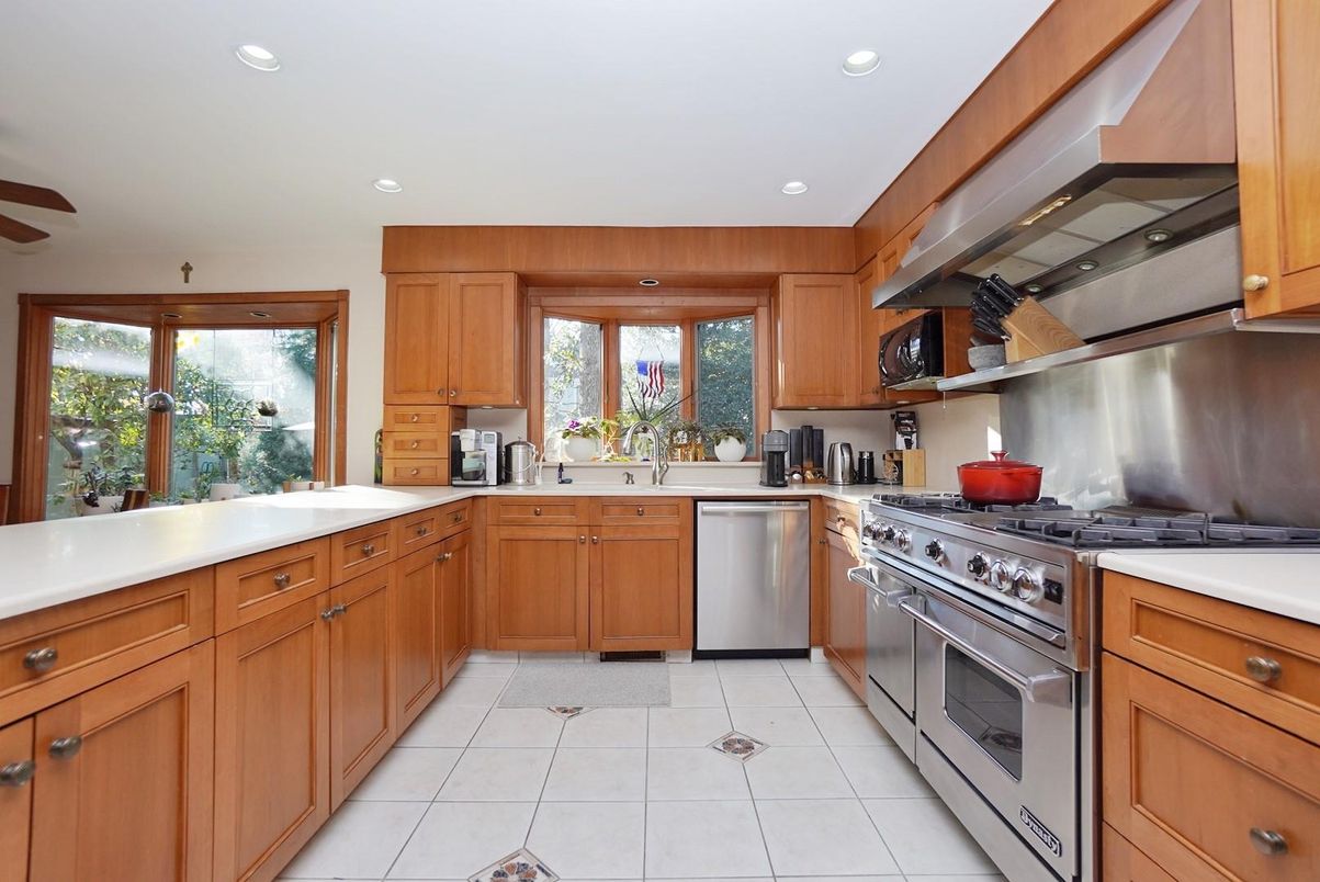 Interior, Kitchen, Recessed Lighting, Stainless Steel Appliances