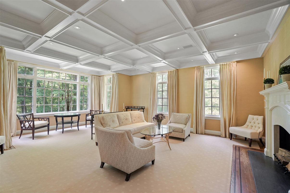 Fireplace, Interior, Living room, Recessed Lighting