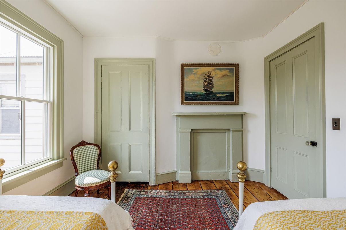 Fireplace, Interior, Wood Texture Flooring