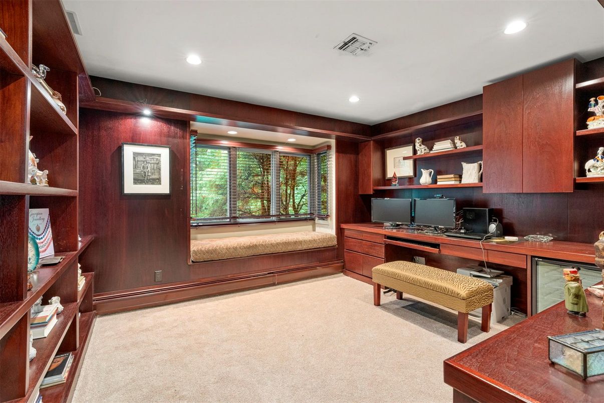 Home Office, Interior, Recessed Lighting