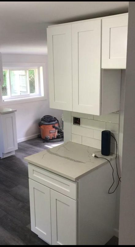 Interior, Kitchen, Wood Texture Flooring