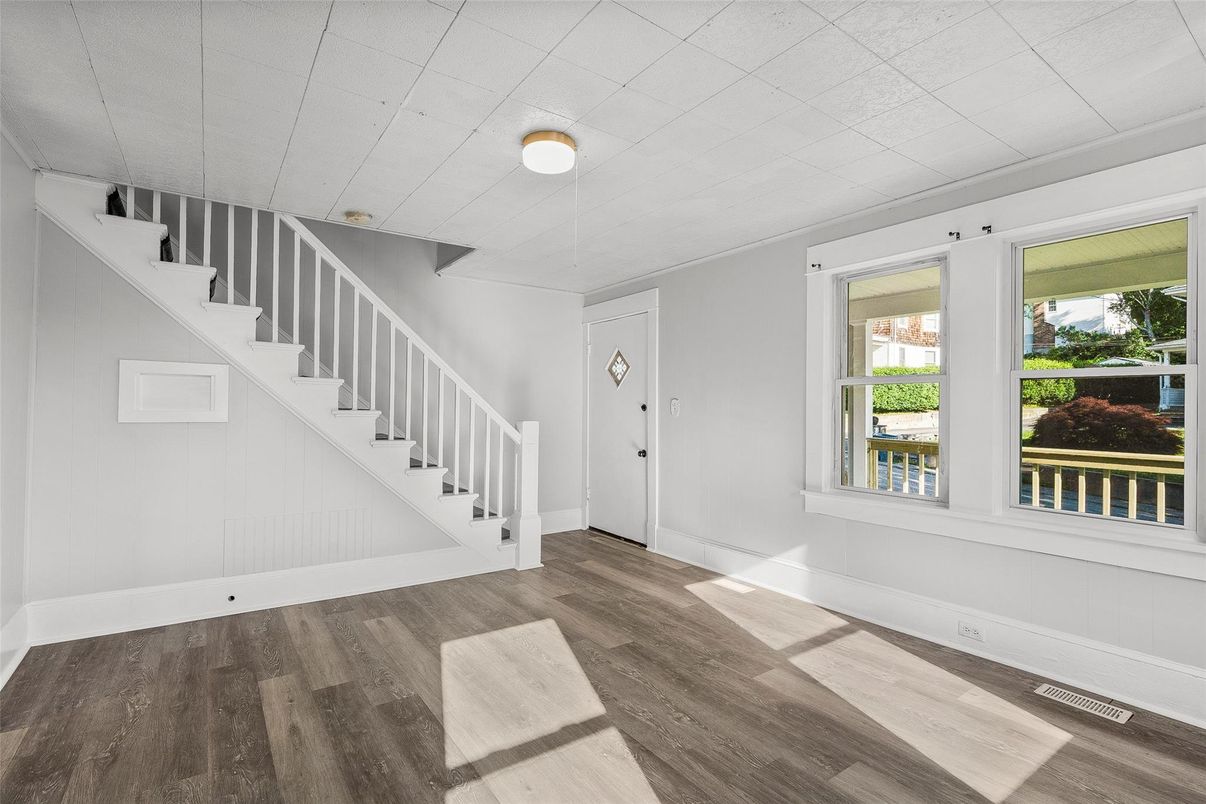Empty room, Interior, Wood Texture Flooring