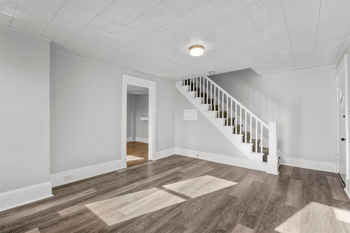 Empty room, Interior, Wood Texture Flooring