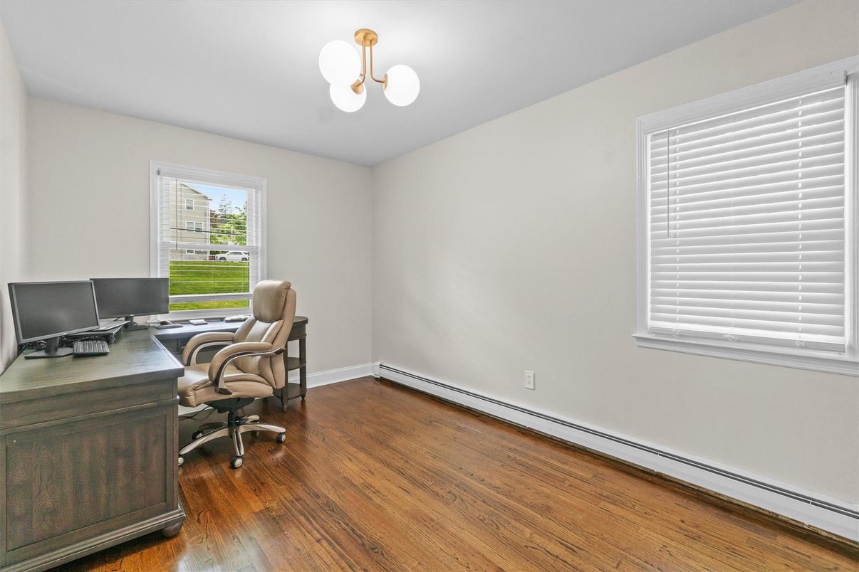 Home Office, Interior, Wood Texture Flooring