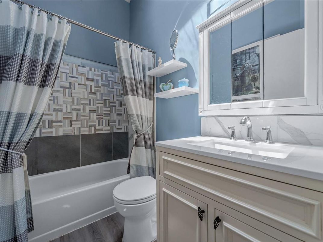 Bathroom, Interior, Wood Texture Flooring