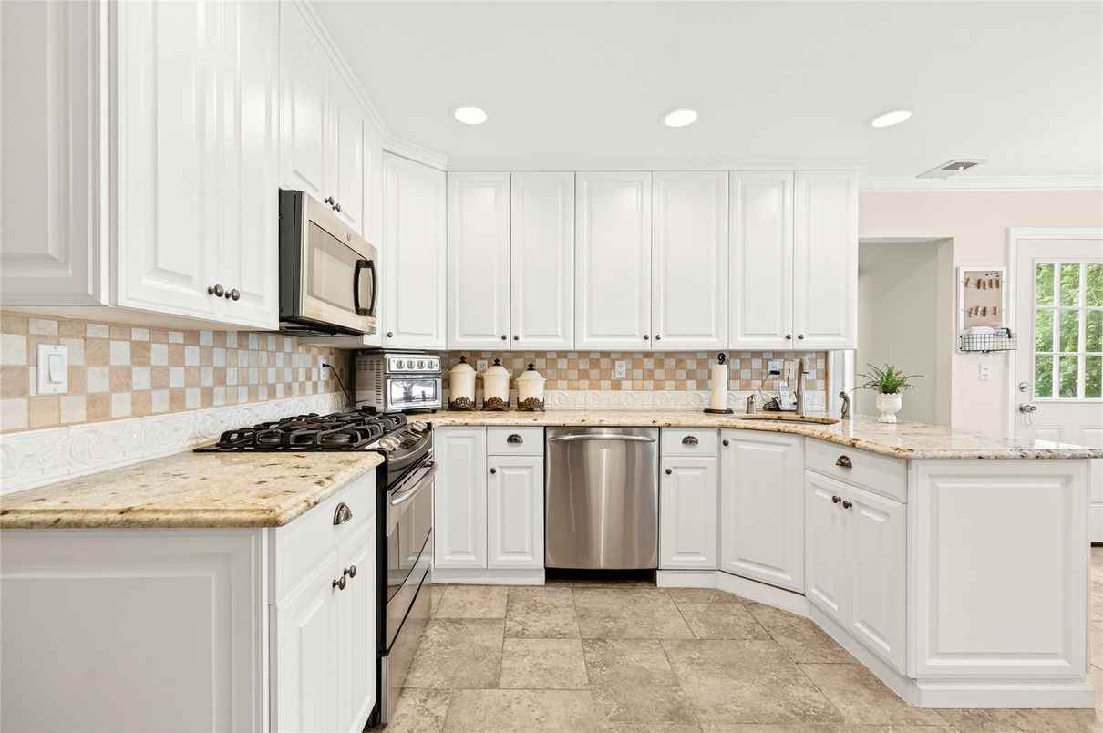 Interior, Kitchen, Recessed Lighting, Stainless Steel Appliances