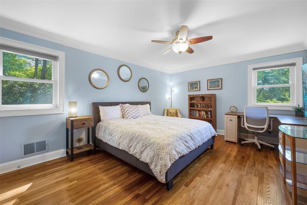 Bedroom, Home Office, Interior, Wood Texture Flooring