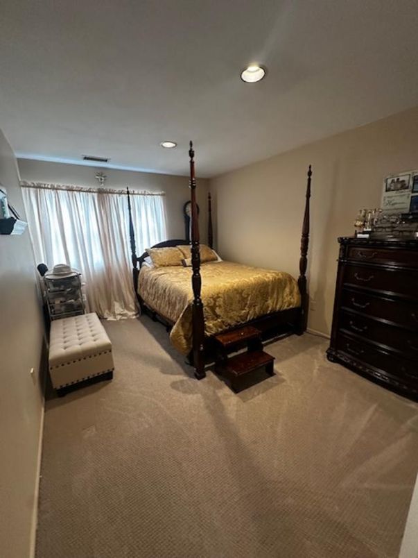 Bedroom, Interior, Recessed Lighting