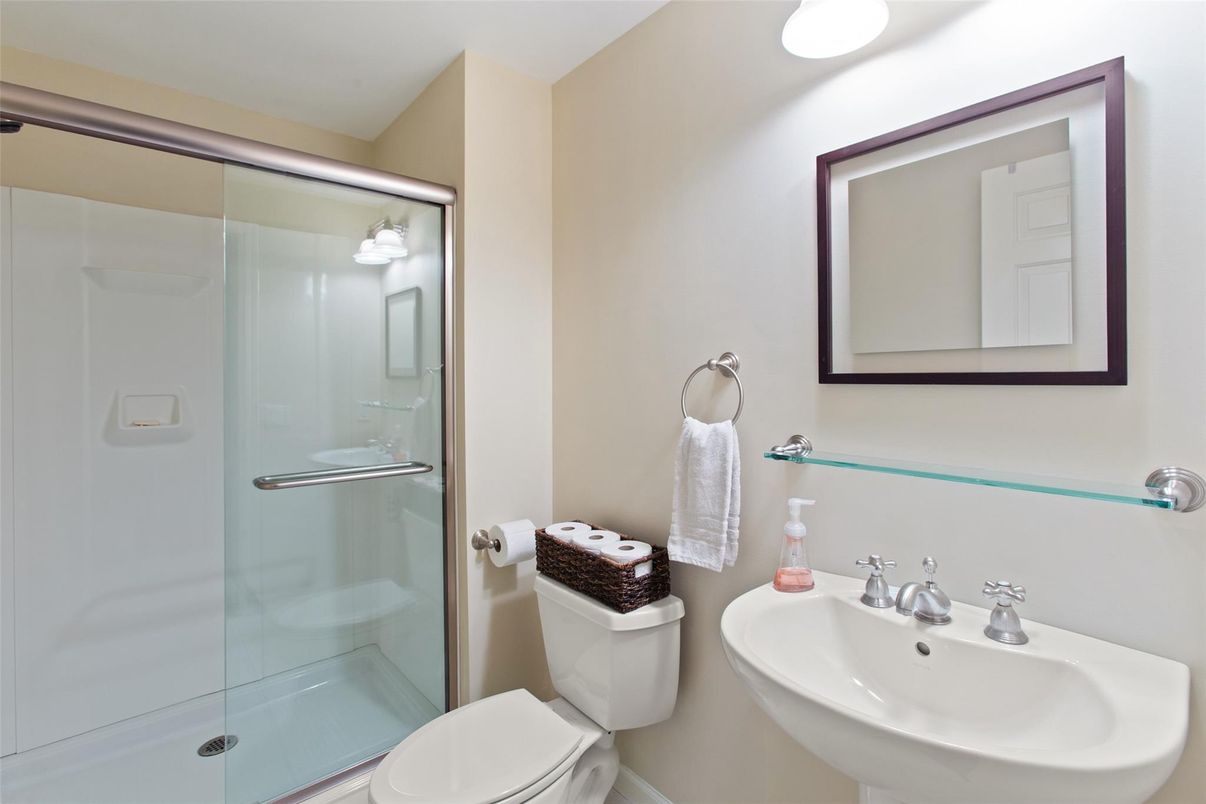 Bathroom, Glass Shower, Interior