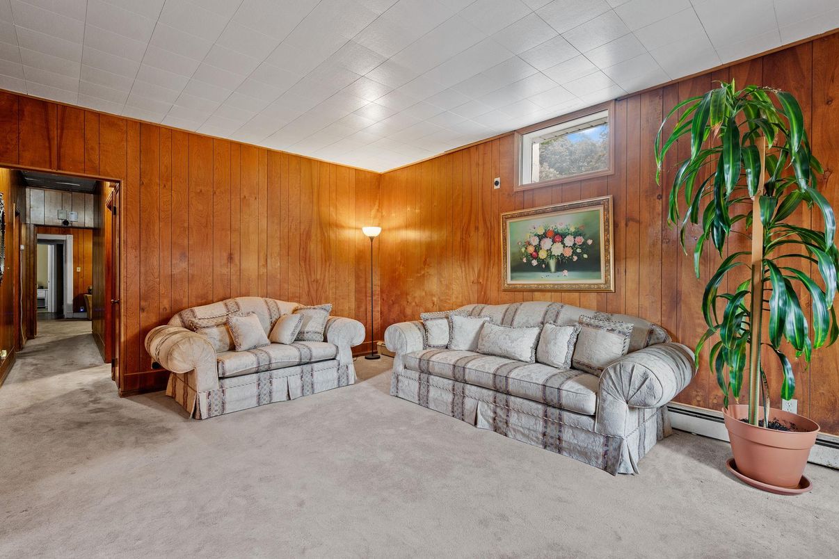 Interior, Living room, Wooden Walls