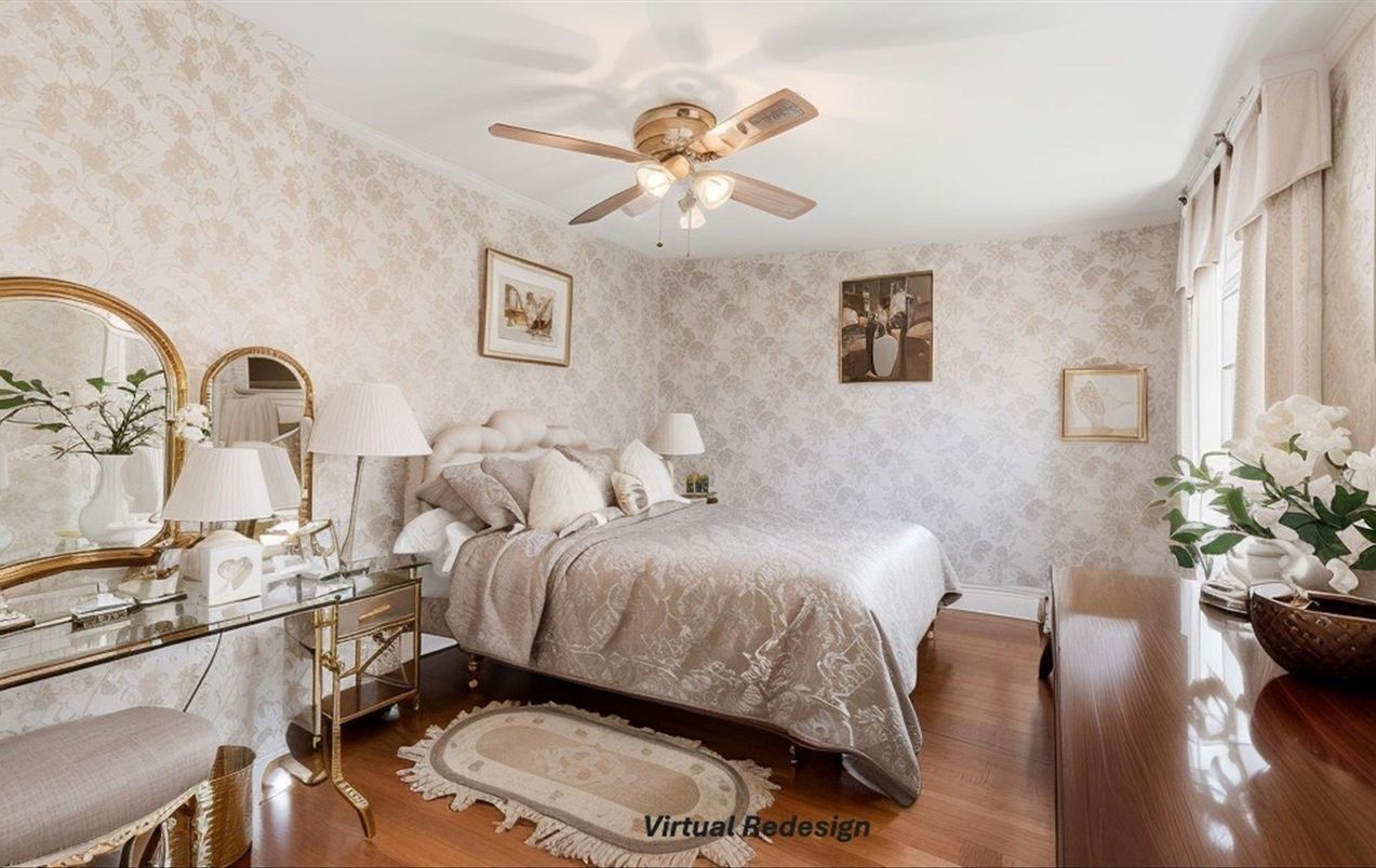 Bedroom, Interior, Wood Texture Flooring