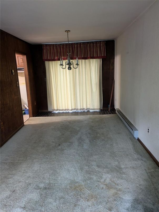 Chandelier, Empty room, Interior