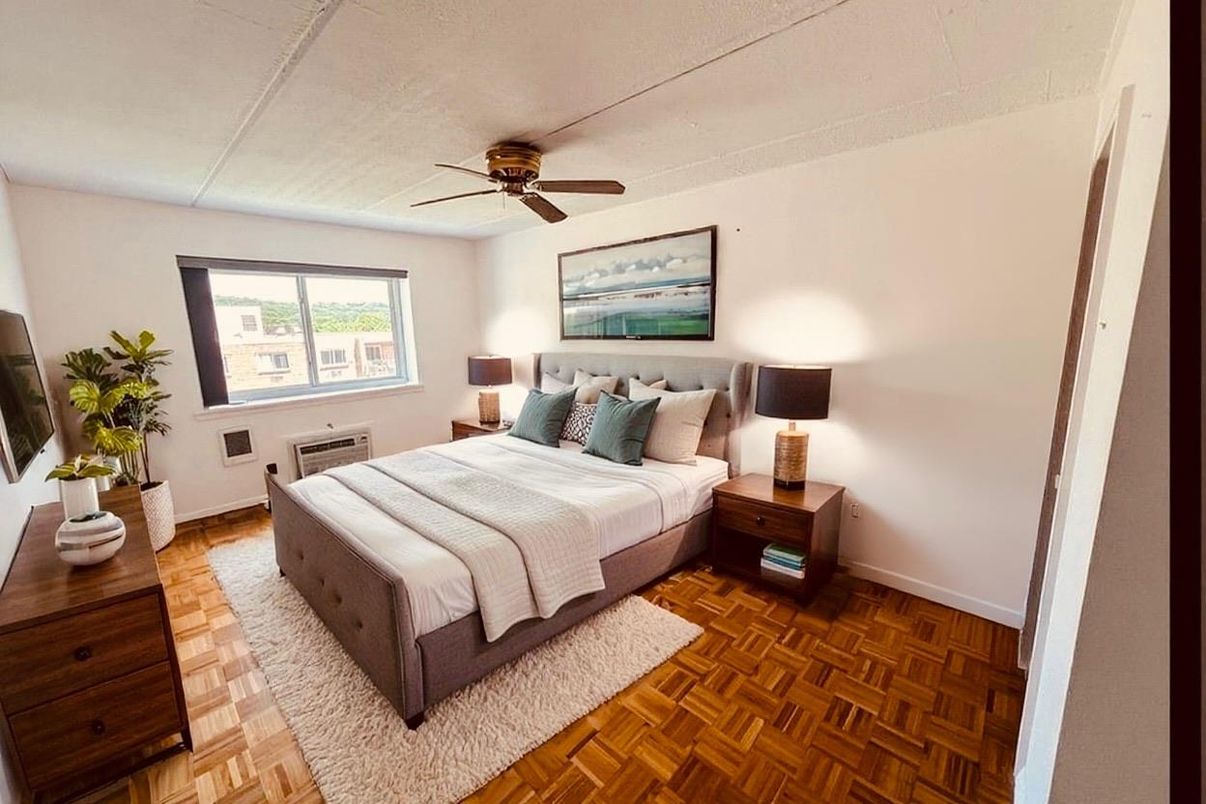 Bedroom, Interior, Wood Texture Flooring